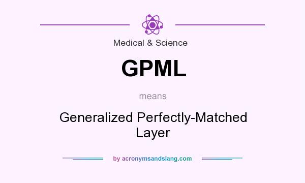 What does GPML mean? It stands for Generalized Perfectly-Matched Layer