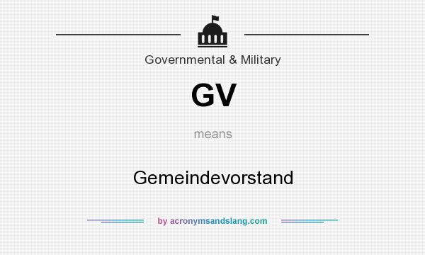 What does GV mean? It stands for Gemeindevorstand