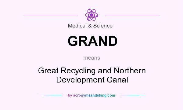 What does GRAND mean? It stands for Great Recycling and Northern Development Canal