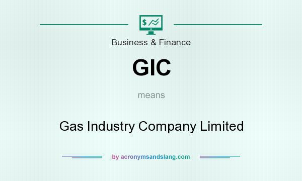 What does GIC mean? It stands for Gas Industry Company Limited