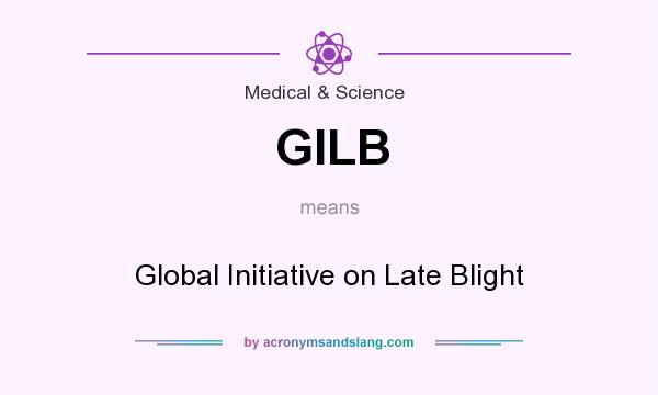 What does GILB mean? It stands for Global Initiative on Late Blight