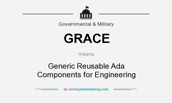 What does GRACE mean? It stands for Generic Reusable Ada Components for Engineering