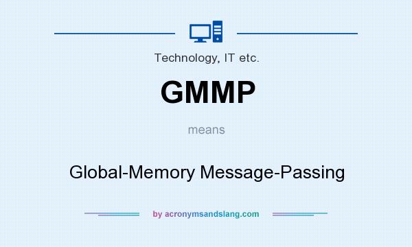 What does GMMP mean? It stands for Global-Memory Message-Passing