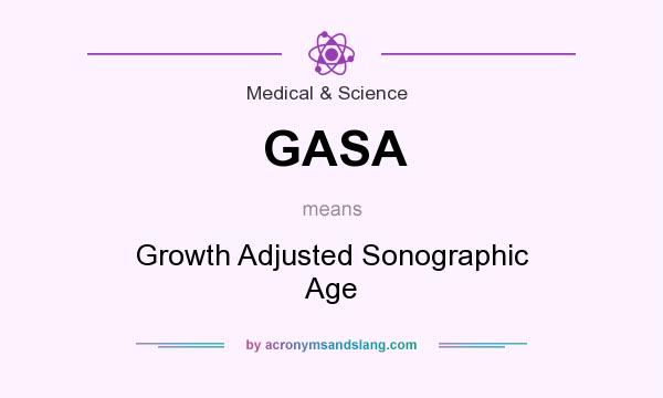 What does GASA mean? It stands for Growth Adjusted Sonographic Age