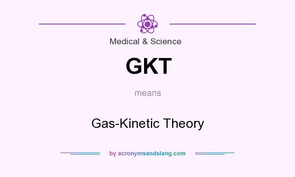 What does GKT mean? It stands for Gas-Kinetic Theory