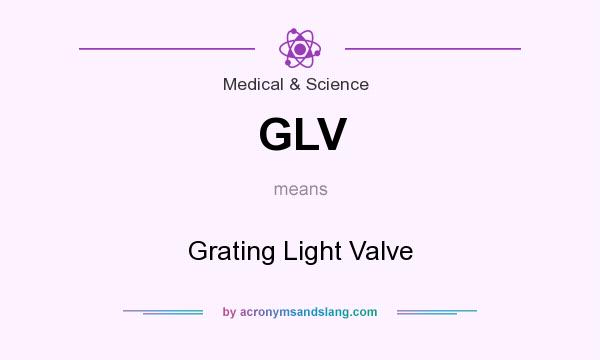 What does GLV mean? It stands for Grating Light Valve