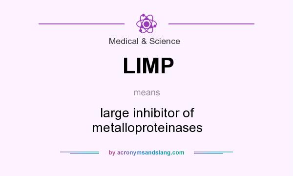 What does LIMP mean? It stands for large inhibitor of metalloproteinases