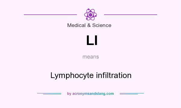 What does LI mean? It stands for Lymphocyte infiltration