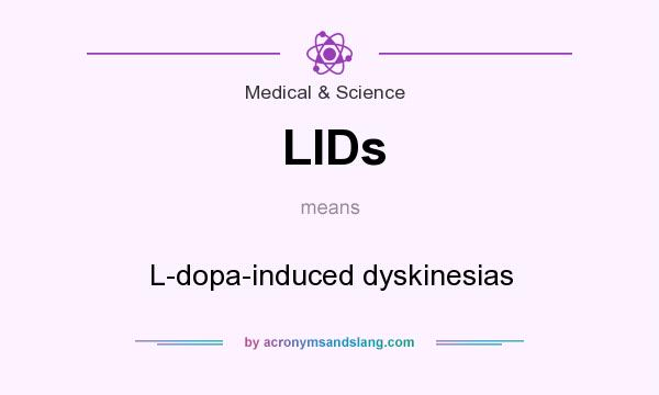 What does LIDs mean? It stands for L-dopa-induced dyskinesias
