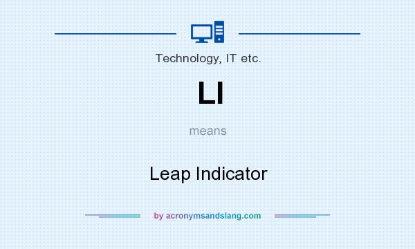 What does LI mean? It stands for Leap Indicator