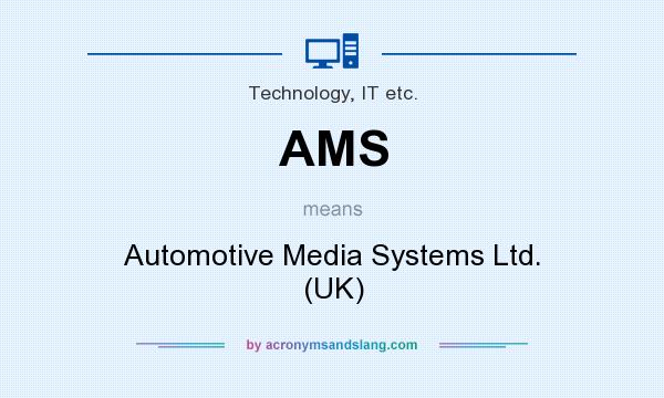What does AMS mean? It stands for Automotive Media Systems Ltd. (UK)