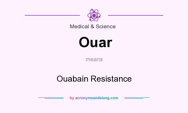 What does Ouar mean? It stands for Ouabain Resistance
