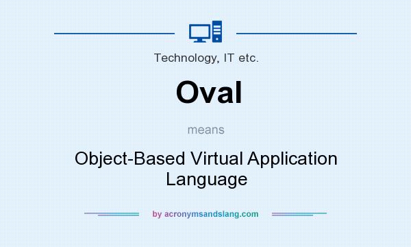 What does Oval mean? It stands for Object-Based Virtual Application Language