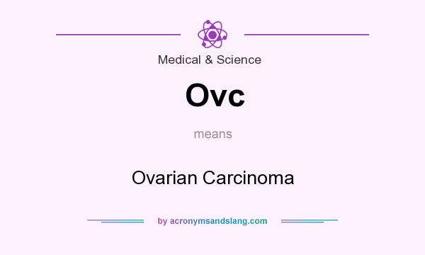 What does Ovc mean? It stands for Ovarian Carcinoma