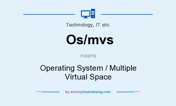 What does Os/mvs mean? It stands for Operating System / Multiple Virtual Space