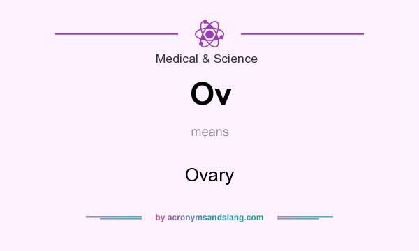 What does Ov mean? It stands for Ovary