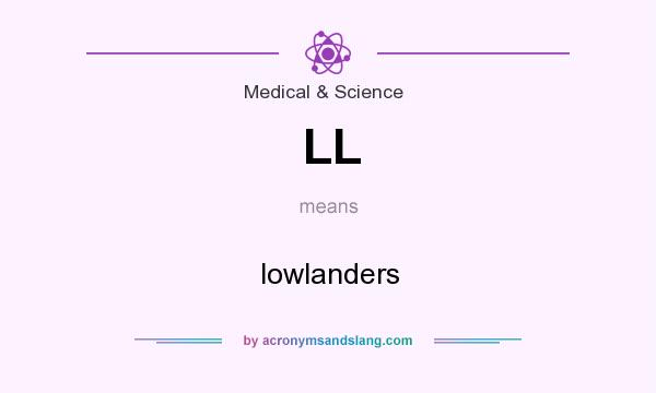 What does LL mean? It stands for lowlanders