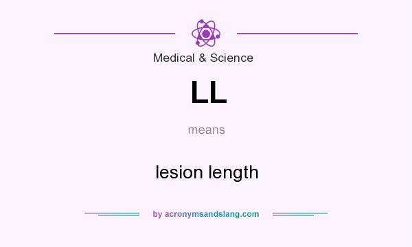 What does LL mean? It stands for lesion length
