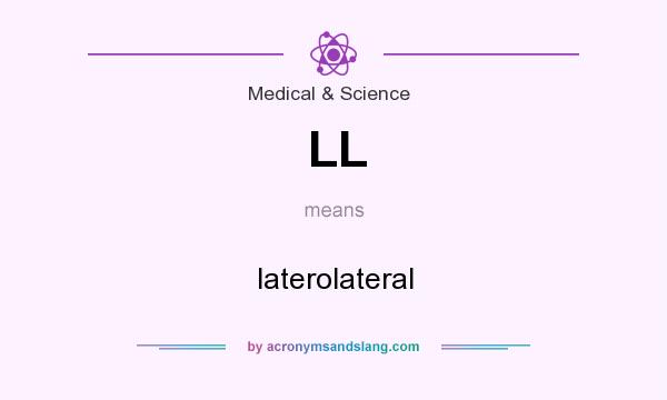 What does LL mean? It stands for laterolateral