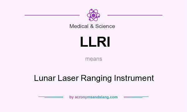 What does LLRI mean? It stands for Lunar Laser Ranging Instrument