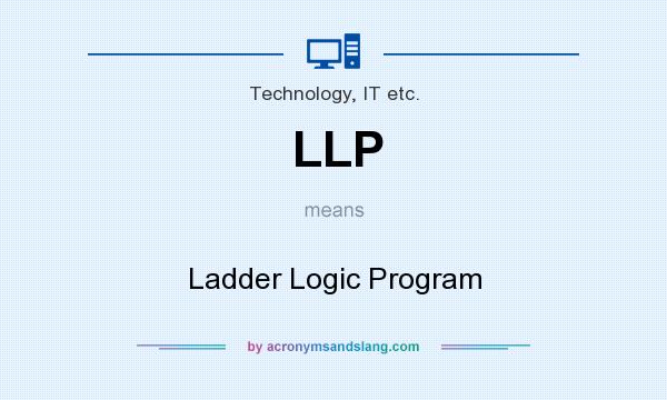 What does LLP mean? It stands for Ladder Logic Program