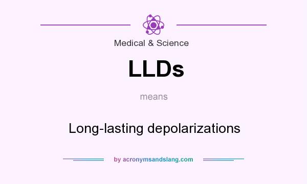 What does LLDs mean? It stands for Long-lasting depolarizations