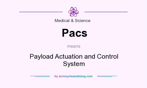 What does Pacs mean? It stands for Payload Actuation and Control System