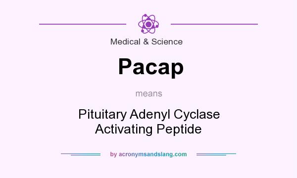 What does Pacap mean? It stands for Pituitary Adenyl Cyclase Activating Peptide