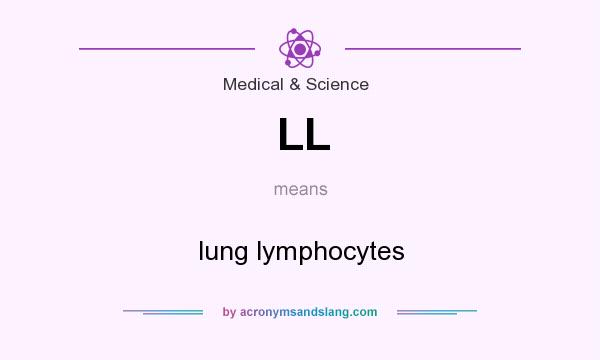 What does LL mean? It stands for lung lymphocytes