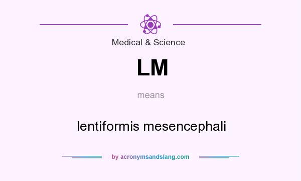 What does LM mean? It stands for lentiformis mesencephali