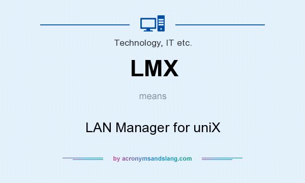 What does LMX mean? It stands for LAN Manager for uniX