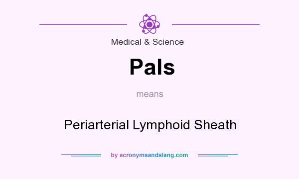 What does Pals mean? It stands for Periarterial Lymphoid Sheath