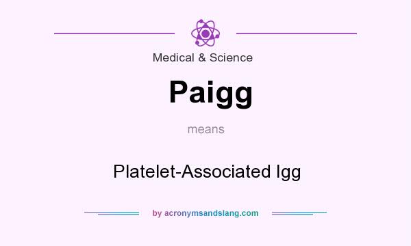 What does Paigg mean? It stands for Platelet-Associated Igg