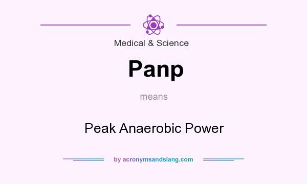 What does Panp mean? It stands for Peak Anaerobic Power
