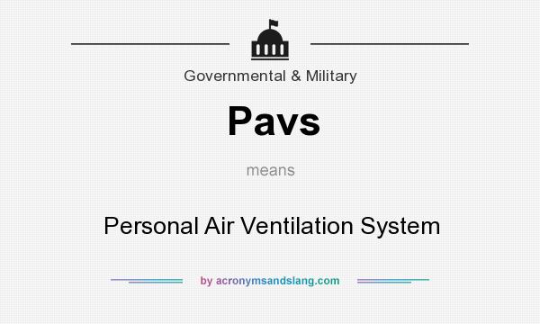 What does Pavs mean? It stands for Personal Air Ventilation System