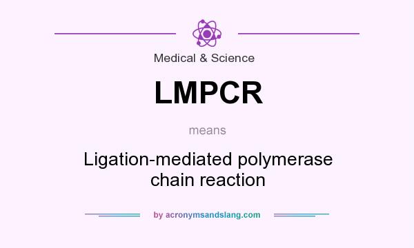 What does LMPCR mean? It stands for Ligation-mediated polymerase chain reaction