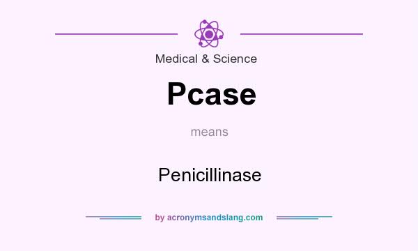 What does Pcase mean? It stands for Penicillinase