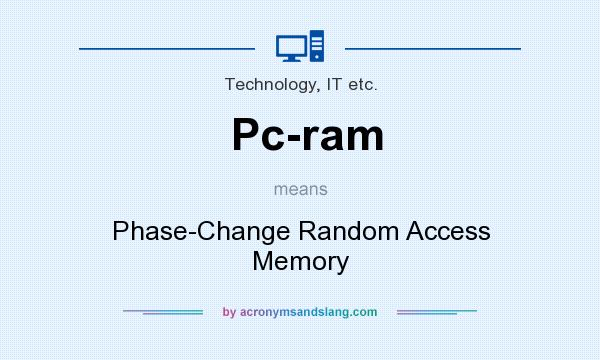 What does Pc-ram mean? It stands for Phase-Change Random Access Memory