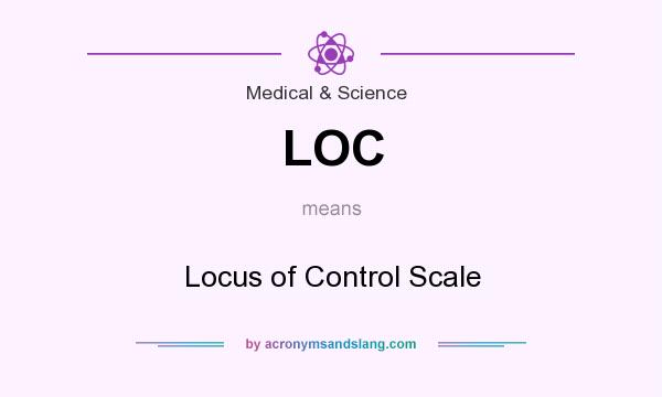 What does LOC mean? It stands for Locus of Control Scale