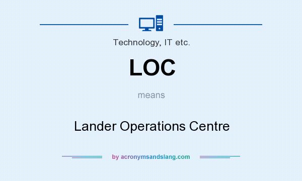 What does LOC mean? It stands for Lander Operations Centre