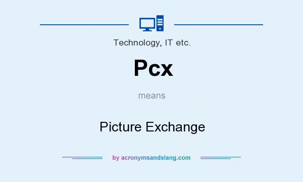 What does Pcx mean? It stands for Picture Exchange