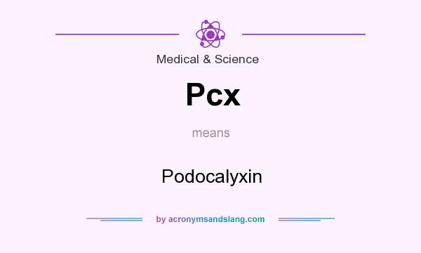 What does Pcx mean? It stands for Podocalyxin