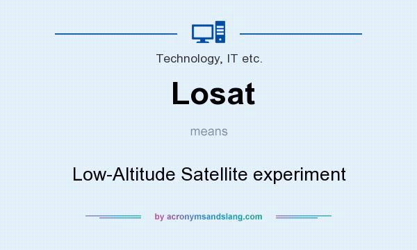 What does Losat mean? It stands for Low-Altitude Satellite experiment