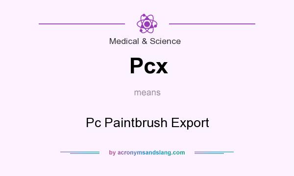What does Pcx mean? It stands for Pc Paintbrush Export