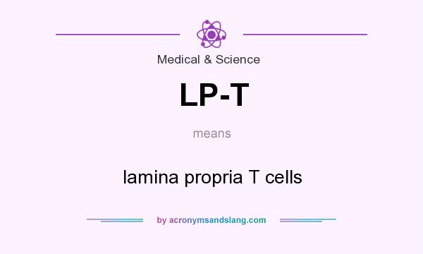 What does LP-T mean? It stands for lamina propria T cells