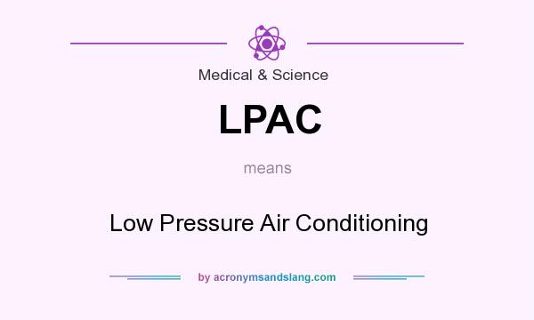 What does LPAC mean? It stands for Low Pressure Air Conditioning