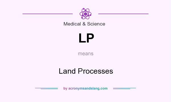 What does LP mean? It stands for Land Processes