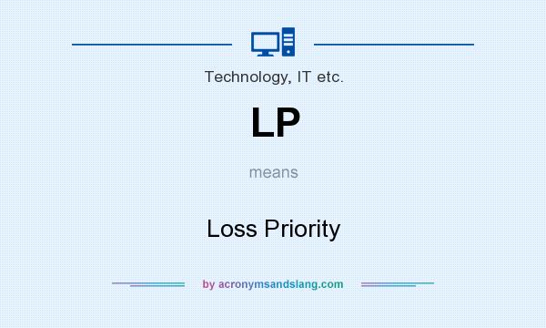 What does LP mean? It stands for Loss Priority