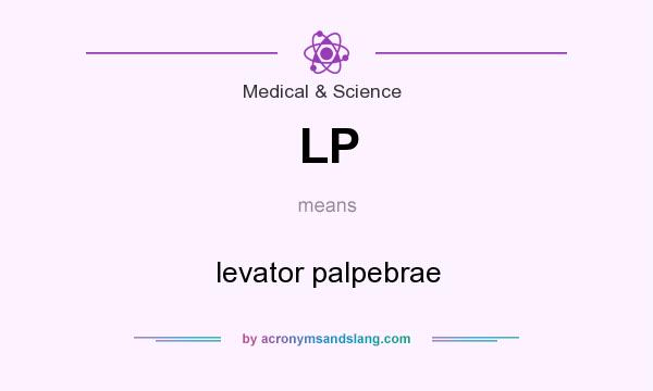 What does LP mean? It stands for levator palpebrae