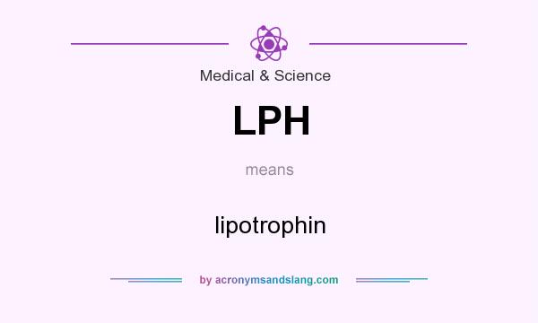 What does LPH mean? It stands for lipotrophin